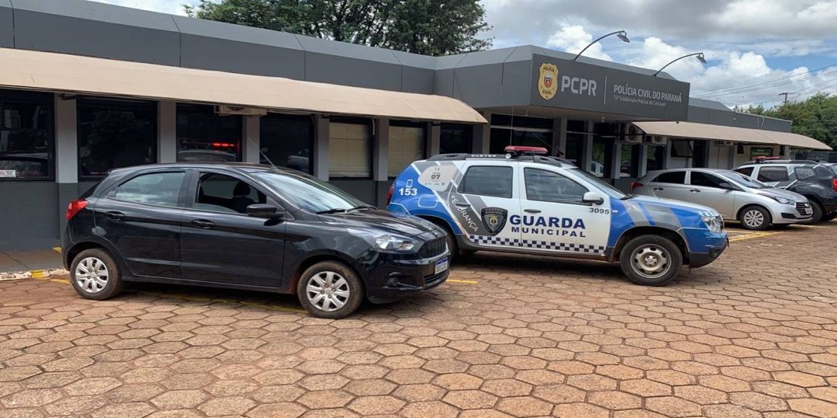 Duas pessoas são detidas pela GM no Bairro Periolo com veículo roubado em Nova Laranjeiras