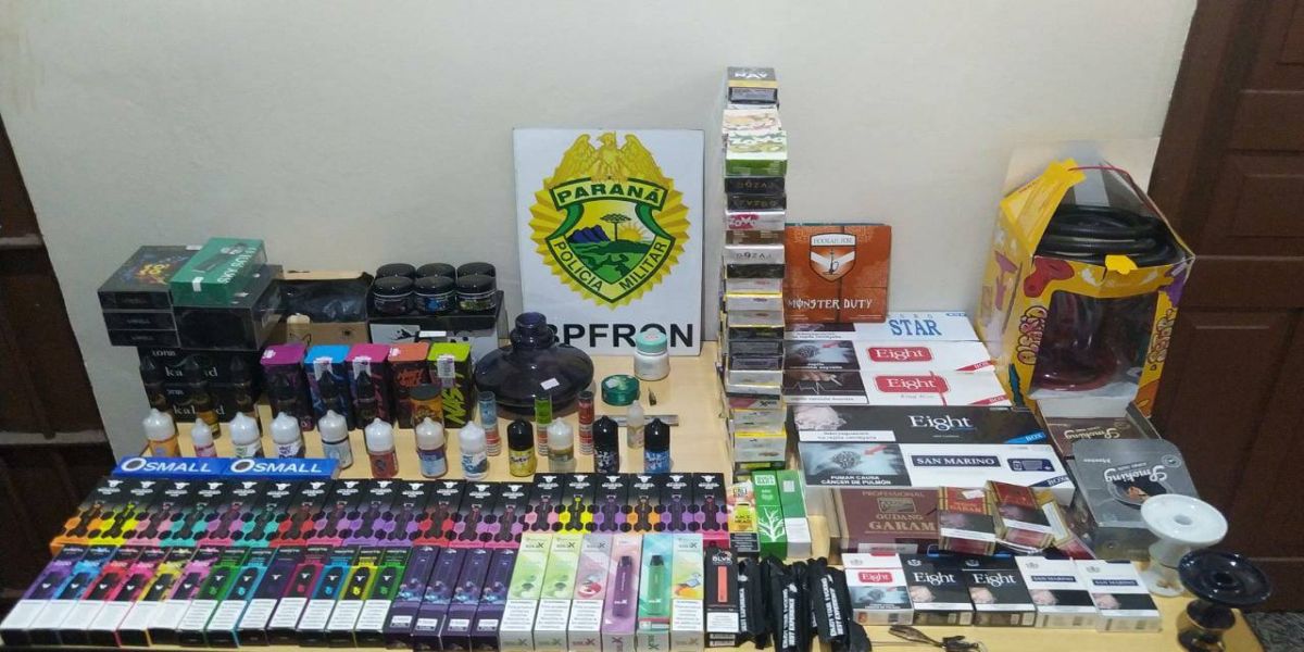 BPFRON cumpre mandado de busca e apreensão de produtos estrangeiros em Palotina