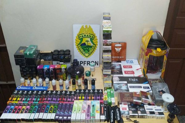 BPFRON cumpre mandado de busca e apreensão de produtos estrangeiros em Palotina