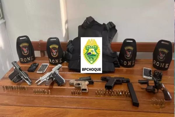 Cinco suspeitos são mortos em confronto com a polícia no Paraná