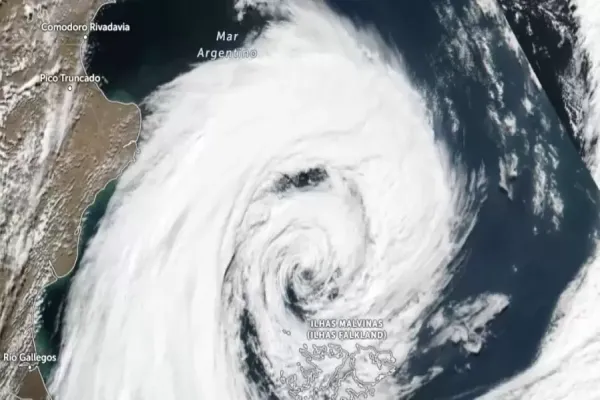 Foto relacionada a notícia: Ciclone se aproxima do Sul e derruba temperaturas; mínima pode chegar a 7ºC