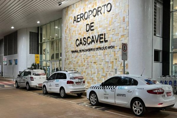 Transitar amplia para até 20 veículos ao dia a prestação de serviço de táxi no Aeroporto de Cascavel