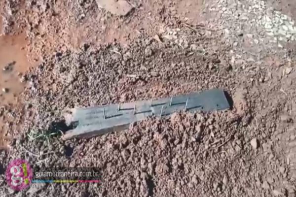 Imagem referente a notícia: Agricultor encontra "armadilha" para furar pneus na entrada de sua propriedade