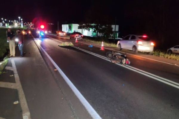 Homem morre após forte colisão entre motos na BR-277 em Santa Tereza do Oeste