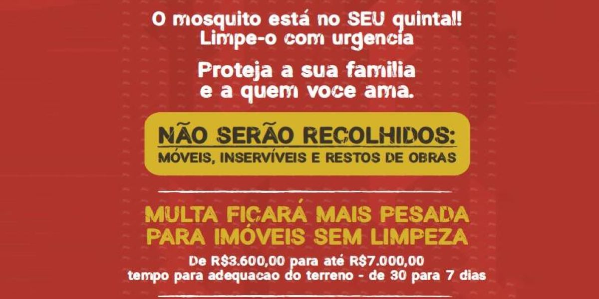 Cascavel aperta o cerco contra a dengue, duplica valor multas e realiza ação de conscientização