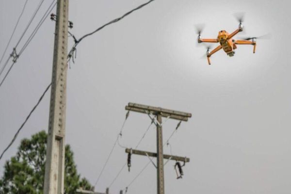 Drone da Copel é derrubado a tiros no interior do Paraná