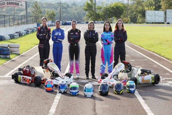 Com categoria para mulheres, terá início sábado o Metropolitano de Kart de Cascavel