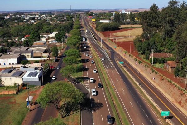 Avança licitação para nova iluminação da BR-277 em três municípios da região Oeste