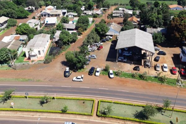 Imagem referente a notícia: Helicóptero da PRF é usado na operação de cerco da fronteira