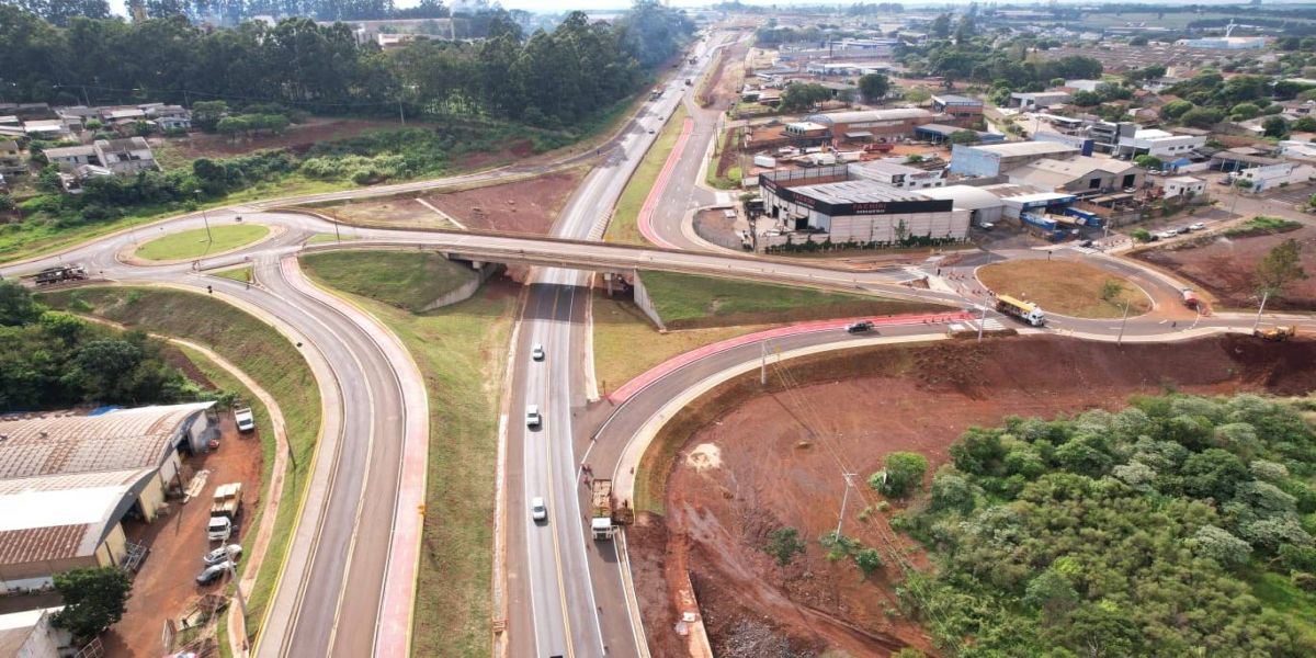 Alças de acesso darão mais segurança aos motoristas no viaduto da Avenida Olindo Periolo