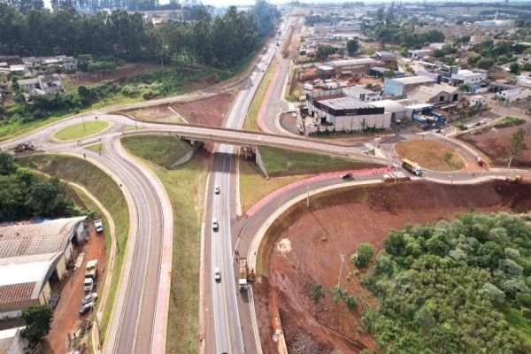 Alças de acesso darão mais segurança aos motoristas no viaduto da Avenida Olindo Periolo