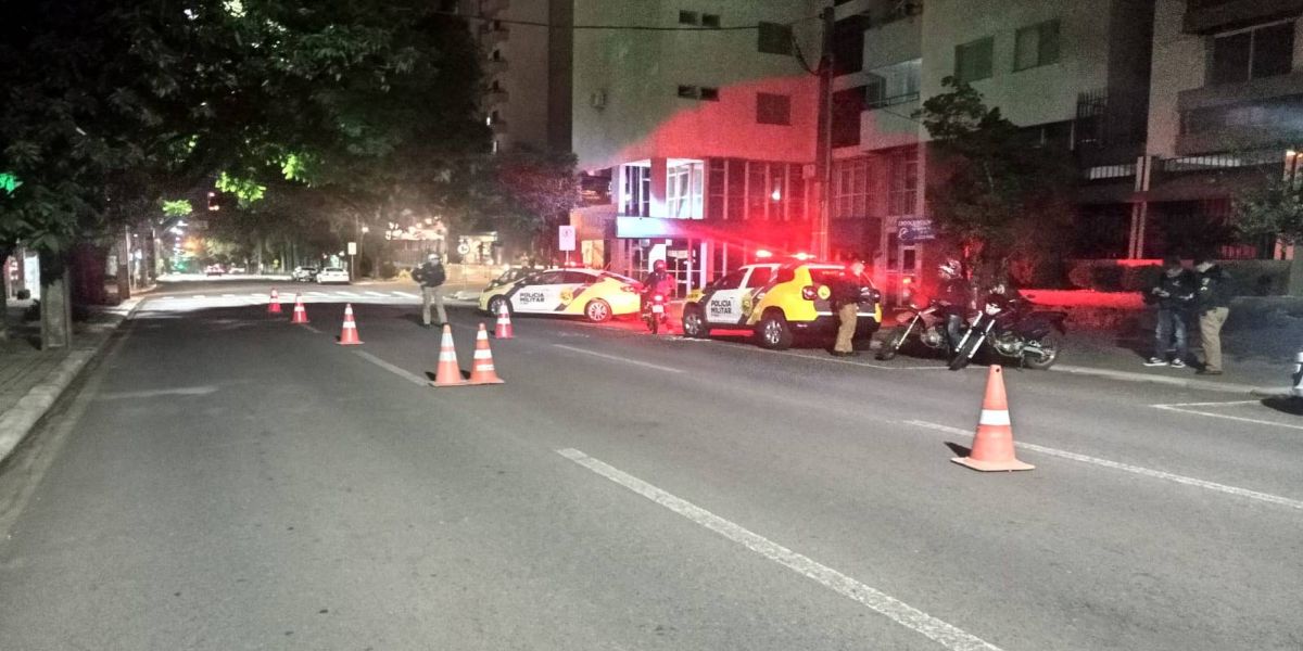 Operação de fiscalização de Trânsito realiza mais de 20 notificações no centro de Cascavel