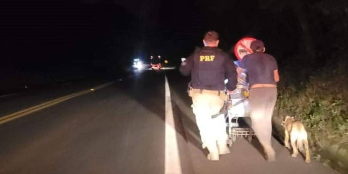 PRF encontra homem que vagava por rodovia há 15 dias na BR-282