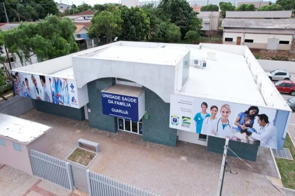 Foto relacionada a notícia: Bairro Guarujá recebe uma nova Unidade Saúde da Família (USF)