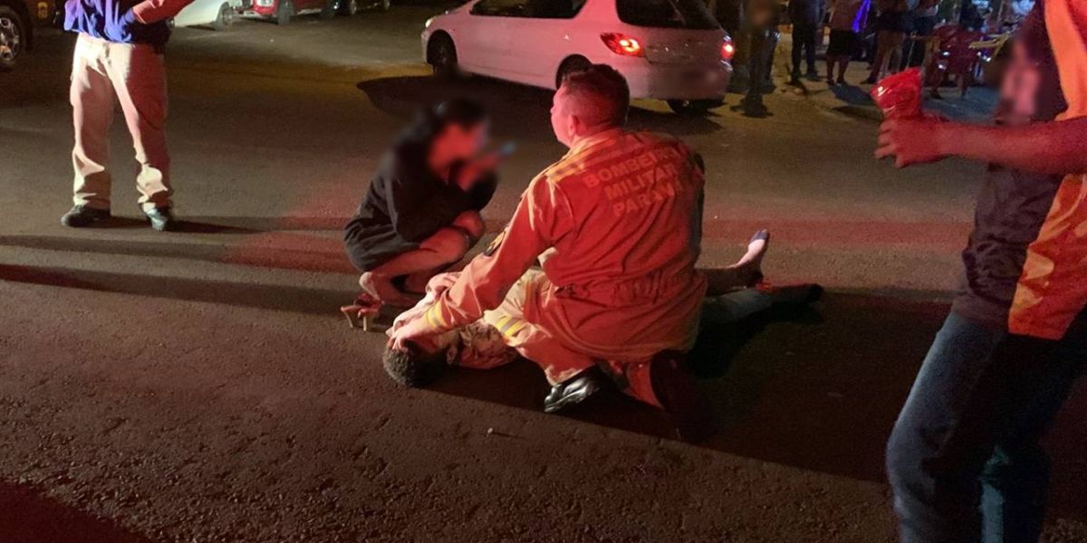Jovem de 18 anos é atropelado por moto no Jardim Riviera