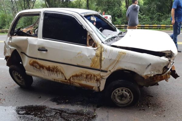 Jovem de 19 anos morre após grave acidente de trânsito na BR-277 em Candói