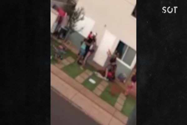 Imagem referente a notícia: Quebra-pau generalizado é registrado em residência no Conjunto Riviera; Vídeo