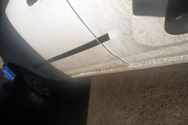 Internauta questiona falta de sinalização em obra de asfaltamento no Bairro Santos Dumont