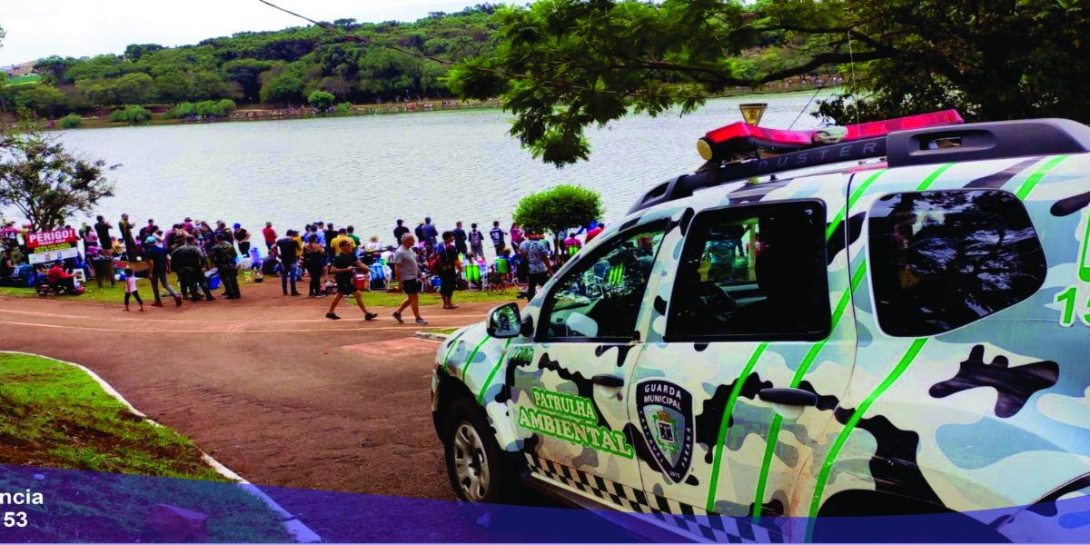 Guarda Municipal de Cascavel garantiu a segurança da pesca no lago municipal