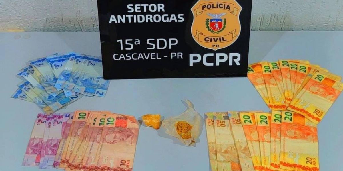 GDE da Polícia Civil apreende homem por tráfico e uso de drogas no Bairro Interlagos