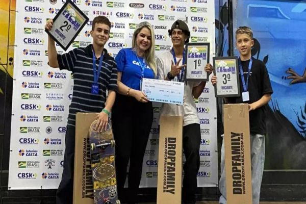 Cascavelense Cauê Fioravante garante a terceira vaga no ‘Brasileirão’ de Skate