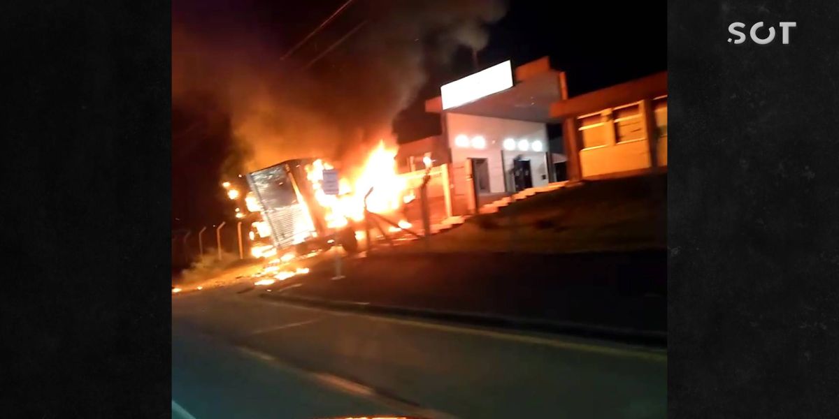 Quadrilha fortemente armada tenta assaltar a sede da Proforte e causam pânico em Guarapuava