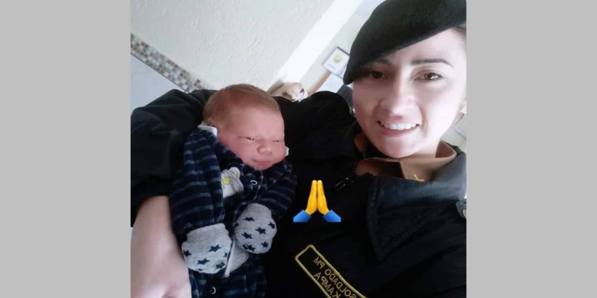 Policial Militar salva vida de bebê engasgado com leite materno