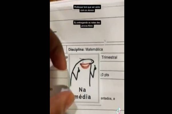 Professora de Santarém viraliza no Tik Tok por repassar as notas aos alunos com humor