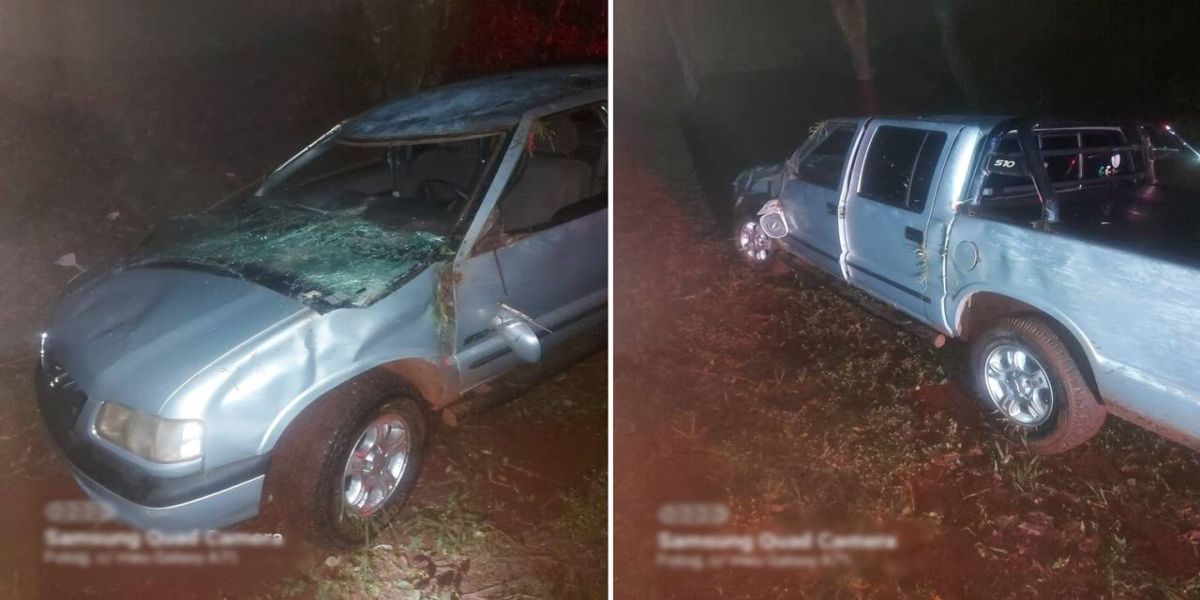 Após capotar caminhonete, jovem de 21 anos tenta fugir de abordagem da GM no Rio do Salto