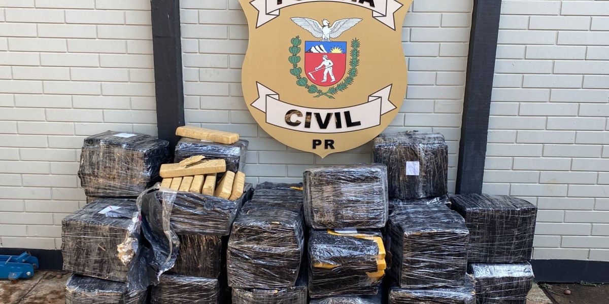 Polícia Civil apreende mais de 500 quilos de maconha em caminhão carregado com alho