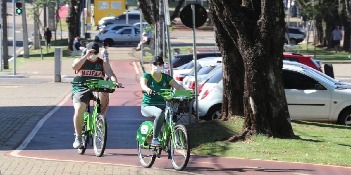 Cerca de 17 mil cascavelenses já usaram bicicletas compartilhadas em mais de 45 mil viagens