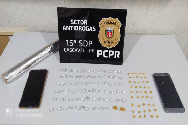 GDE da Polícia Civil apreende duas pessoas por tráfico de drogas no bairro Santa Cruz