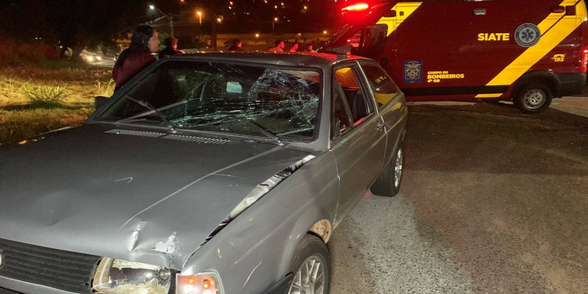 Ciclista de 14 anos sobre TCE após ser atropelado por carro no Bairro Periolo