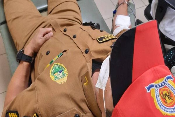 Batalhões de Trânsito doam sangue em alusão ao Maio Amarelo