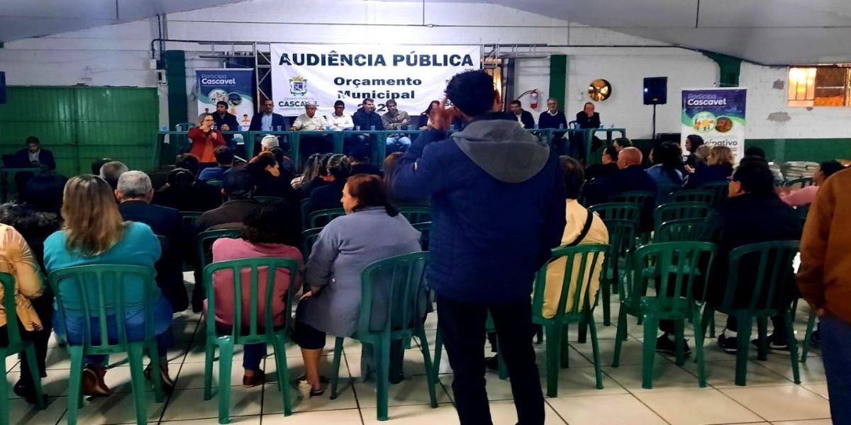 População é convocada a participar da gestão em audiências públicas em Cascavel