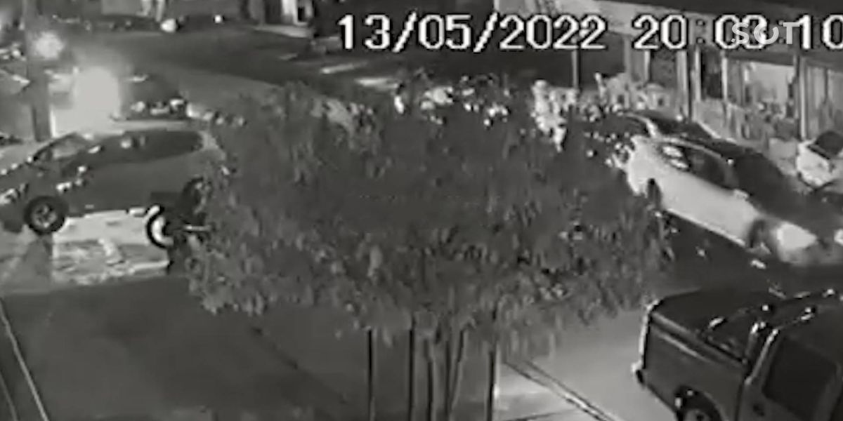 Novas imagens: Câmeras gravam áudio do tiroteio e primeira colisão do homicídio de Jhonatan Garcia