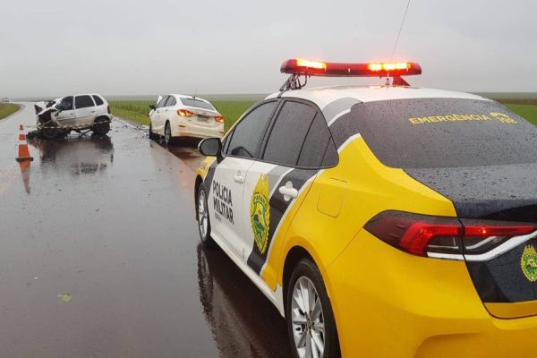 Homem morre em gravíssimo acidente de trânsito na PR-364 entre Assis Chateaubriand e Palotina