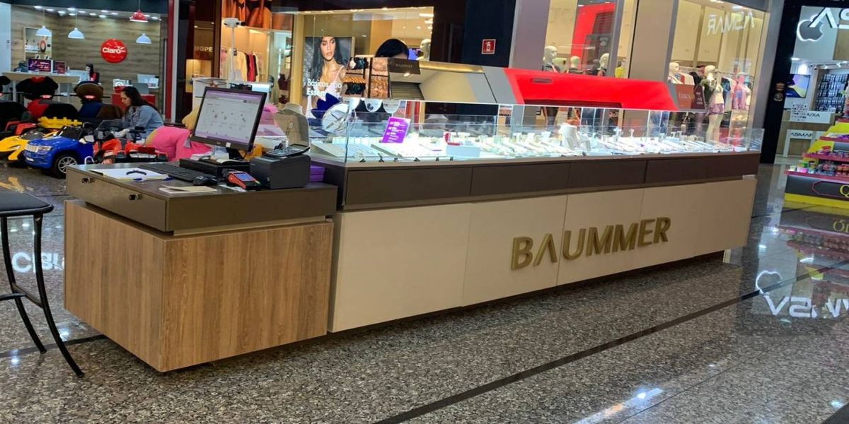 Com semijoias elegantes e atemporais, Baummer reinaugura quiosque no Cascavel JL Shopping
