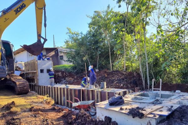 Sanepar implanta nova estação de tratamento de esgoto de Corbélia