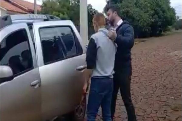 Imagem referente a notícia: Acusado de estuprar as próprias filhas em Capitão é preso em Capanema