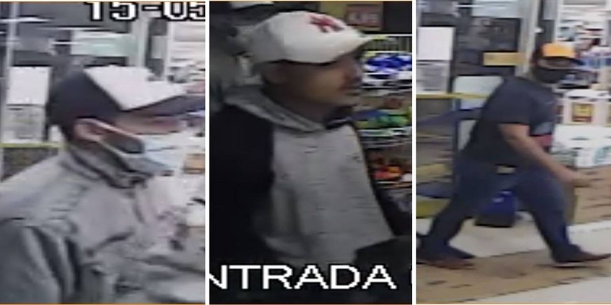 Polícia Militar divulga fotos dos autores de roubo à farmácia na Avenida Brasil