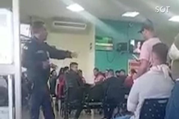 Imagem referente a notícia: Homem é detido por Guarda Patrimonial após ameaçar estar supostamente armado dentro da UPA Veneza