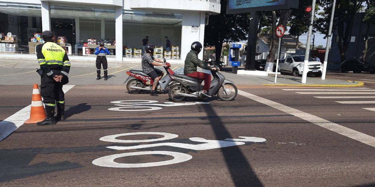 Maio Amarelo: Áreas de espera segura tem boa aceitação pelos condutores e motociclistas