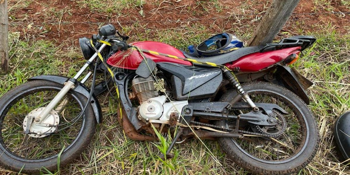 Motociclista morre após saída de pista na PR-317 em Ouro Verde do Oeste