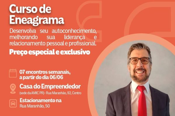 AMIC PR oferece Curso de Eneagrama a partir do mês que vem