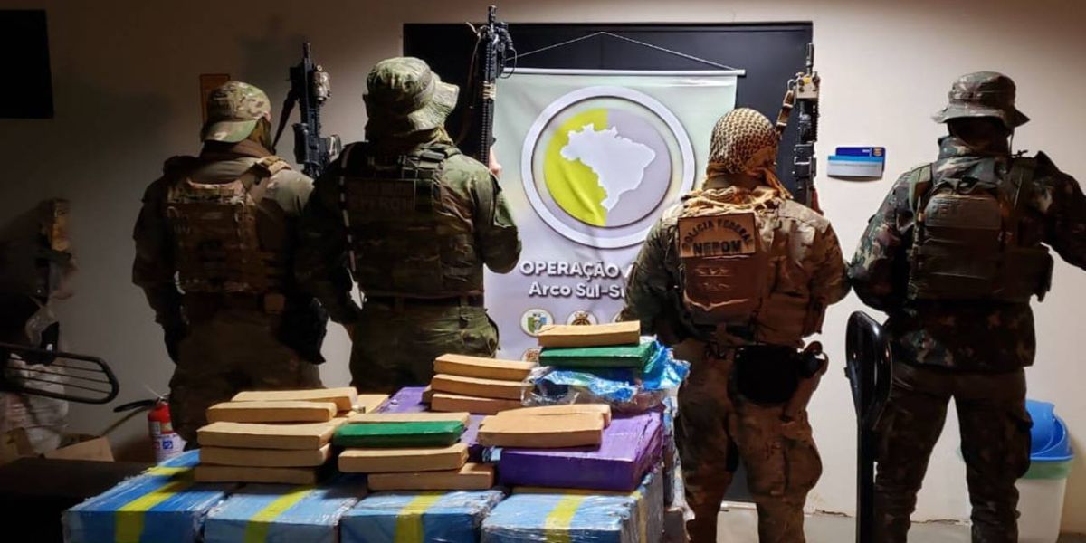 Operações policiais apreendem grandes quantidades de drogas em Guaíra e Paranaguá