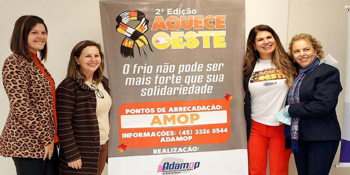 Aquece Oeste: Adamop arrecada 70 mil quilos em campanha de doações para os que mais precisam