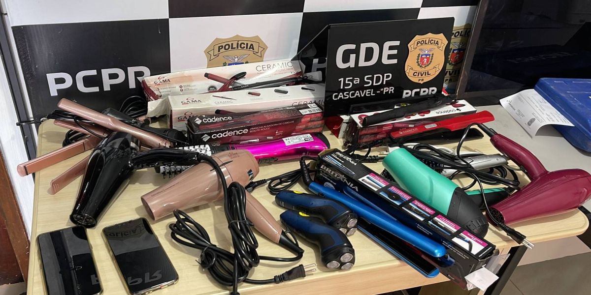GDE da Polícia Civil recupera produtos furtados e prende homem em flagrante por furto qualificado