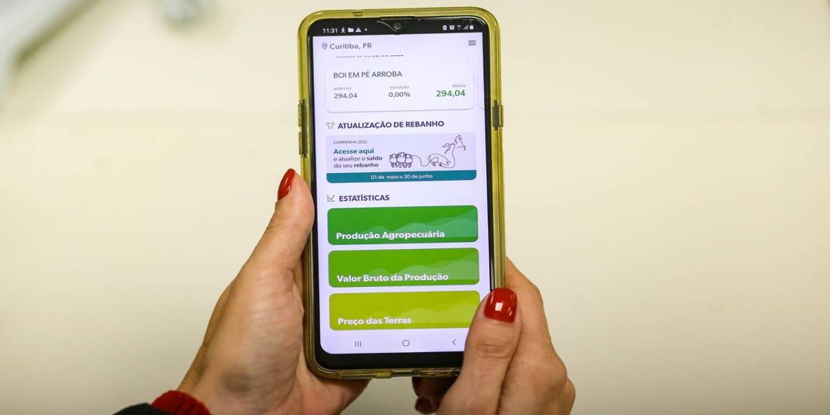 Aplicativo Paraná Agro facilita acesso a dados da agropecuária paranaense