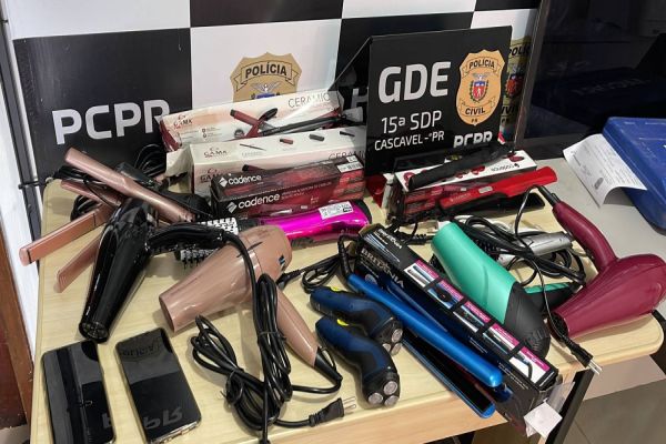 Imagem referente a notícia: GDE da Polícia Civil recupera produtos furtados e prende homem em flagrante por furto qualificado